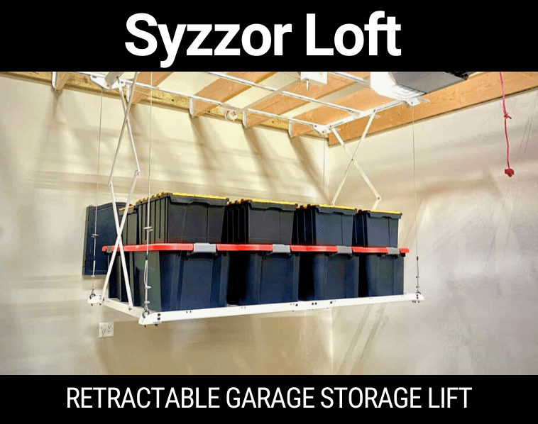 Overhead garage storage online lift systems