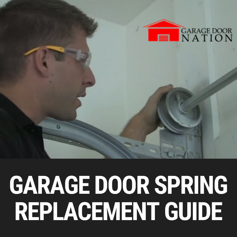 Garage Door Spring Replacement and Adjustment Guide – How to Tutorial ...